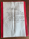 altes Dokument Krasna - Zubri Mhren 1844 Kirchenbrief Manuskript Handschrift