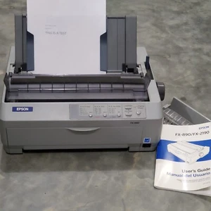 Epson FX-890 Dot Matrix Matix Printer P361A - Parallel port, USB w/ Manual - Picture 1 of 15