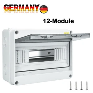 IP65 Sicherungskasten Feuchtraum Verteilerkasten Aufputzverteiler Kleinverteiler - Bild 1 von 14