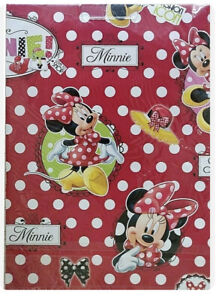 Minnie Mouse Disney Gift Wrap 2 Sheets 2 Tags Wrapping Paper For Any Occasion 