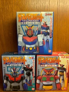 Bandai 1998 The Super Robot Plastic Model Set of 3 MADE IN JAPAN - Picture 1 of 5