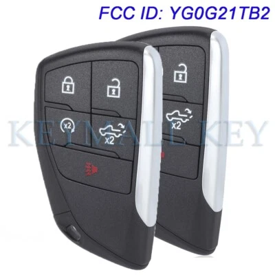 2 YG0G21TB2 Remote Key Fob for Chevrolet Silverado 1500 2500 3500 for GMC Sierra - Изображение 1 из 4