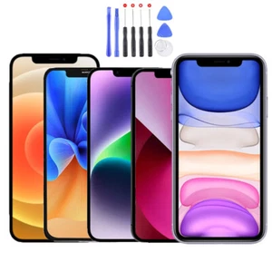For iPhone 6 7 8 X XR XS 11 12 Mini Plus Pro Max Screen Replacement LCD Assembly - Picture 1 of 28