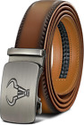 Men'S Belt,Brand Ratchet Belt of Genuine Leather for Gift Men Dress,Size Customi
