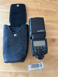 Canon Speedlite 580EX II Hot Shoe Mount Flash with Case - Picture 1 of 4