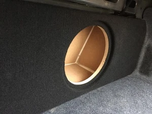 ZEnclosures 2015+ Mustang 1-12" Subwoofer Box Sub Speaker Box -black,V2,RearFire - Picture 1 of 1