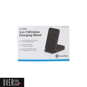 Ubiolabs Soporte de Carga Inalámbrico 2 en 1 para Teléfonos y Auriculares. - Imagen 1 de 7