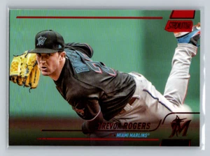 2022 Stadium Club #104 Trevor Rogers Red Foil Miami Marlins - Picture 1 of 2