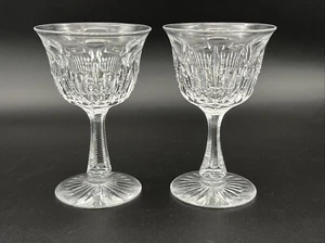 Set of 2 Antique Sinclaire ABP Cut Glass SYRACUSE 4 3/4" Claret Wine Glass -Rare - Picture 1 of 18