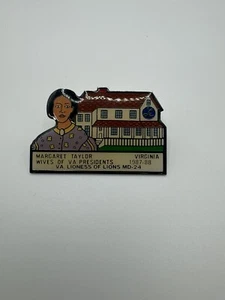 Spilla Lions Club Virginia MD-24 Wives Of VA President Margaret Taylor Lioness - Foto 1 di 2