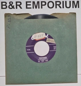 Nat "King" Cole - Pretend/Don't Let Your Eyes Go Shopping (For Your Heart) 1953 - Imagen 1 de 4