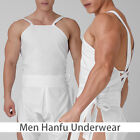Men Retro Sexy  One-piece Hanfu Underwear Chinese Traditional Bellyband Pajamas