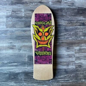 NEW Vision John Grigley 3 Reissue Vintage Skateboard Deck Natural - Picture 1 of 2