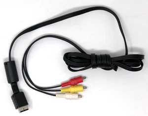 Official Authentic Sony PlayStation 1 2 3 PS1 PS2 PS3 AV Composite 8 ft Cable - Picture 1 of 4