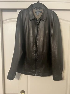 Polo By Ralph Lauren Dark Brown Leather Jacket - Mens Size Xxl - Genuine Leather - Bild 1 von 5