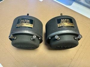 ¡LIMPIO!! ALTEC 802C Primer Modelo Pintura Arrugas Negro Par - Imagen 1 de 12