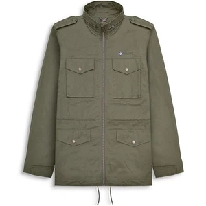 Lambretta Mens M-65 Military Multiple Pockets Warm Winter Jacket Coat - Khaki - Picture 1 of 1