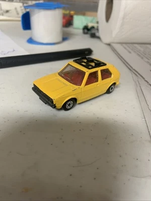 Matchbox Lesney SF No.7 VW Golf Yellow 1978 Surfboard - Image 1 of 4