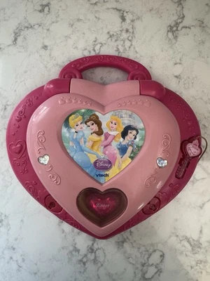 Disney Princess Heart Vtech Magical Learning Laptop. Complete. Works! - Image 1 of 4