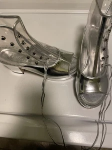 Chanel Sandale Silber - Größe 38 - Bild 1 von 5