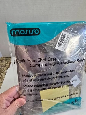 Funda rígida para MacBook Air 2018-21 13 pulgadas M1 A2337 A2179 A1932 cubierta de plástico Foto 1 de 4