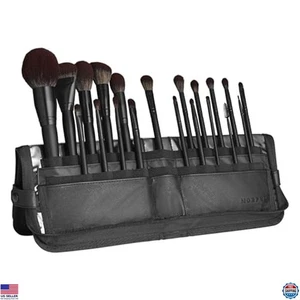 20-teiliges Make-up Pinsel Set mit Kunstborsten & Tragetasche - Auge & Gesicht - Bild 1 von 7
