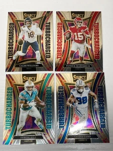 2024 Select TURBOCHARGED Insert Lot – Caleb Williams RC Mahomes Hill Lamb - Picture 1 of 9