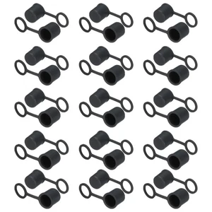 30pcs BNC-B Port Conduit Couvercles Bouchons Silicone Bouchons Protecteur, Noir - Photo 1 sur 4