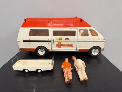 70s Mighty Tonka Ambulance with Stretcher, 1 Nurse Medic & 1 Patient - Image 1 of 4