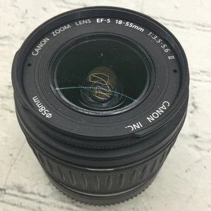 Objectif zoom Canon EF-S 18-55 mm 1:3,5-5,6 II - Photo 1/6