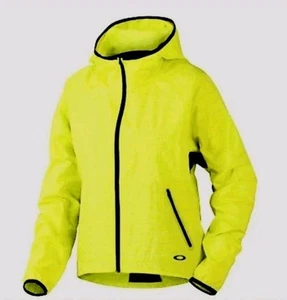 Oakley Women's Quick DryReflective Running Hooded Windbreaker Jacket-M - Picture 1 of 11