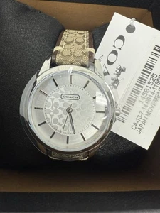 NIB 🌺 Coach Women's Classic Signature 31mm Quartz Watch 14501525 Brown $195 - Picture 1 of 8