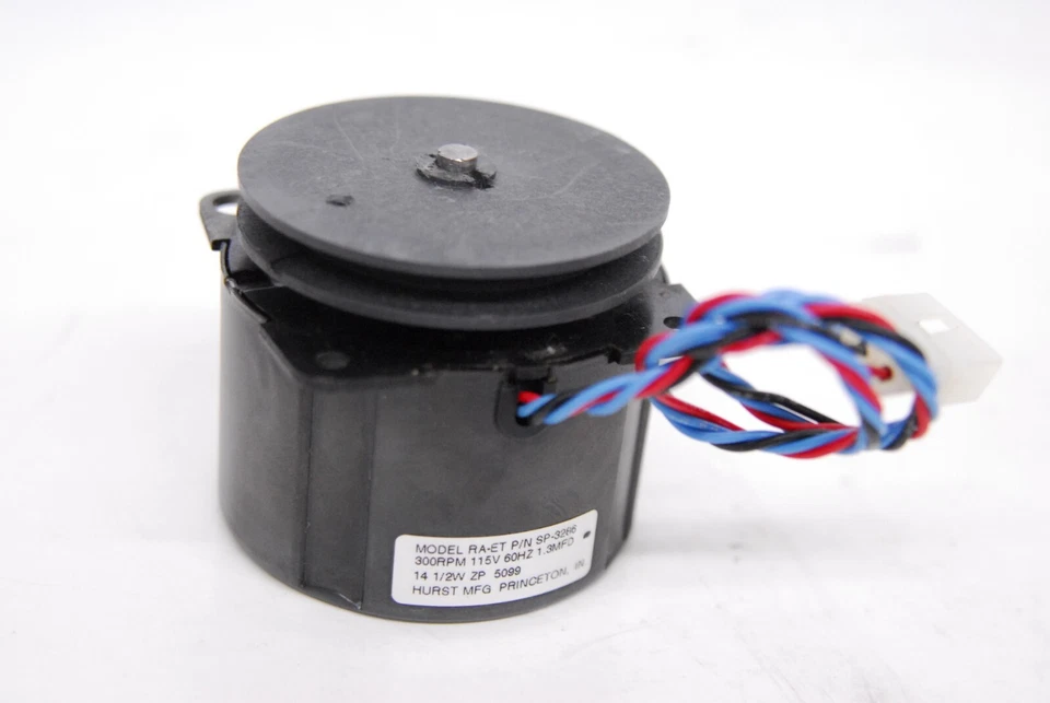 Motor síncrono de accionamiento directo Hurst RA-ET SP-3286 300 rpm/115 V/60 Hz/1,3 MFD Foto 1 de 4