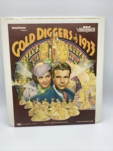 GOLD DIGGERS OF 1933 black & white Joan Blondell laserdisc CED SelectaVision RCA - Picture 1 of 4