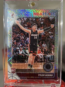 2019-20 NBA Hoops Premium Stock Tyler Herro Silver Mojo Prizm Rookie RC #210 - Picture 1 of 2