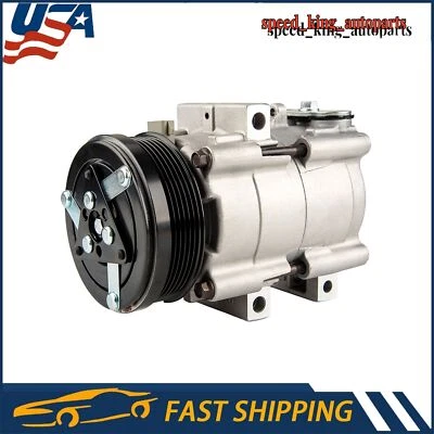 AC A/C Compressor For 96-2006 Ford Mustang 2004-06 F-150 94-02 Lincoln Town Car - Image 1 of 4