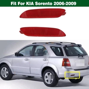 Pair Rear Bumper Reflector Warning Light Reflex Lamp For Kia Sorento 2006-2009 - Foto 1 di 11