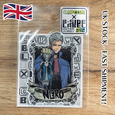 CAPCOM x B-SIDE LABEL Devil May Cry DMC NERO label sticker (MADE IN JAPAN) - Image 1 of 3