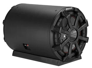 KICKER 46CWTB102 TB 10" 800w Marine Loaded Subwoofer Enclosure+Passive Radiator - Picture 1 of 7