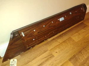 1973 Cadillac UPPER Door Wood Trim Backing Pad Panel *PASSENGER Side* VGC+ - Picture 1 of 11