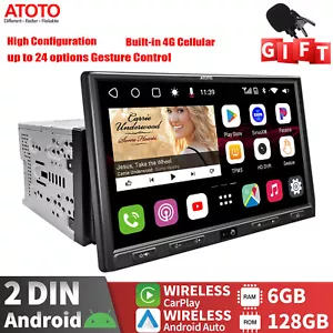 Autoradio ATOTO S8 Ultra Plus 10,1 pollici 2 din - 6 + 128 GB funzionamento gestuale integrato 4G - Foto 1 di 15