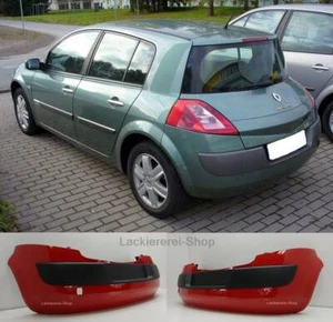 STOßSTANGE HINTEN LACKIERT IN WUNSCHFARBE SET für Renault Megane 02-05  - Bild 1 von 4