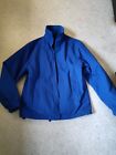 Vtg Ll Bean Medium Men's Fleece Waterproof Reversible Blue Jacket