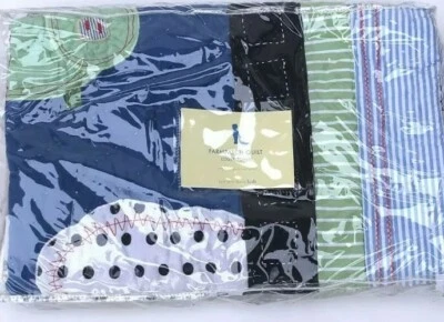 New Pottery Barn Kids FARMPATCH Crib QUILT toddler COW SHEEP PIG Farm Animals - Image 1 of 3