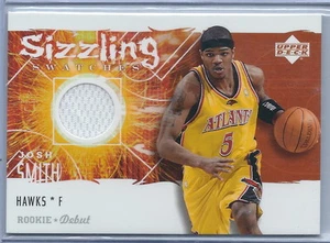 2005-2006 Rookie Debut Basketball Josh Smith Sizzling Swatches Hawks Jersey Card - Picture 1 of 2