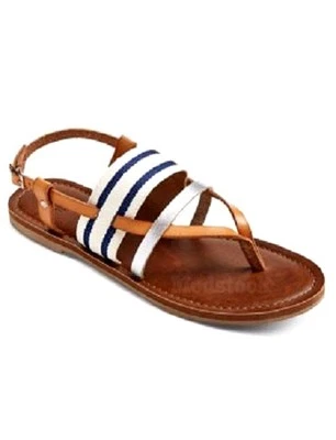 Sandalias de gladiador a rayas Mossimo Supply Sonora para mujer nuevas sin caja C18 Foto 1 de 2