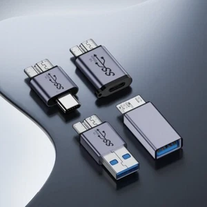USB C To MicroB Adapter Type C USB 3.0 Male Female To MicroB Power Adapter - Picture 1 of 18