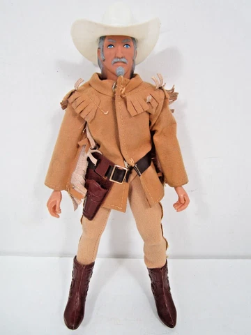 Vintage 1973 Mego World's Greatest Western Heroes Buffalo Bill Action Figure Cover