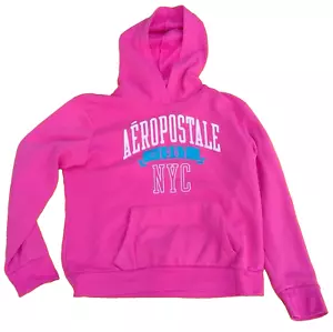 Aeropostale size XL pink pullover hoodie sweatshirt spell-out - Picture 1 of 6