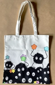 Studio Ghibli - Soot Sprites Double Sided Print Tote Bag NEU! - Bild 1 von 8